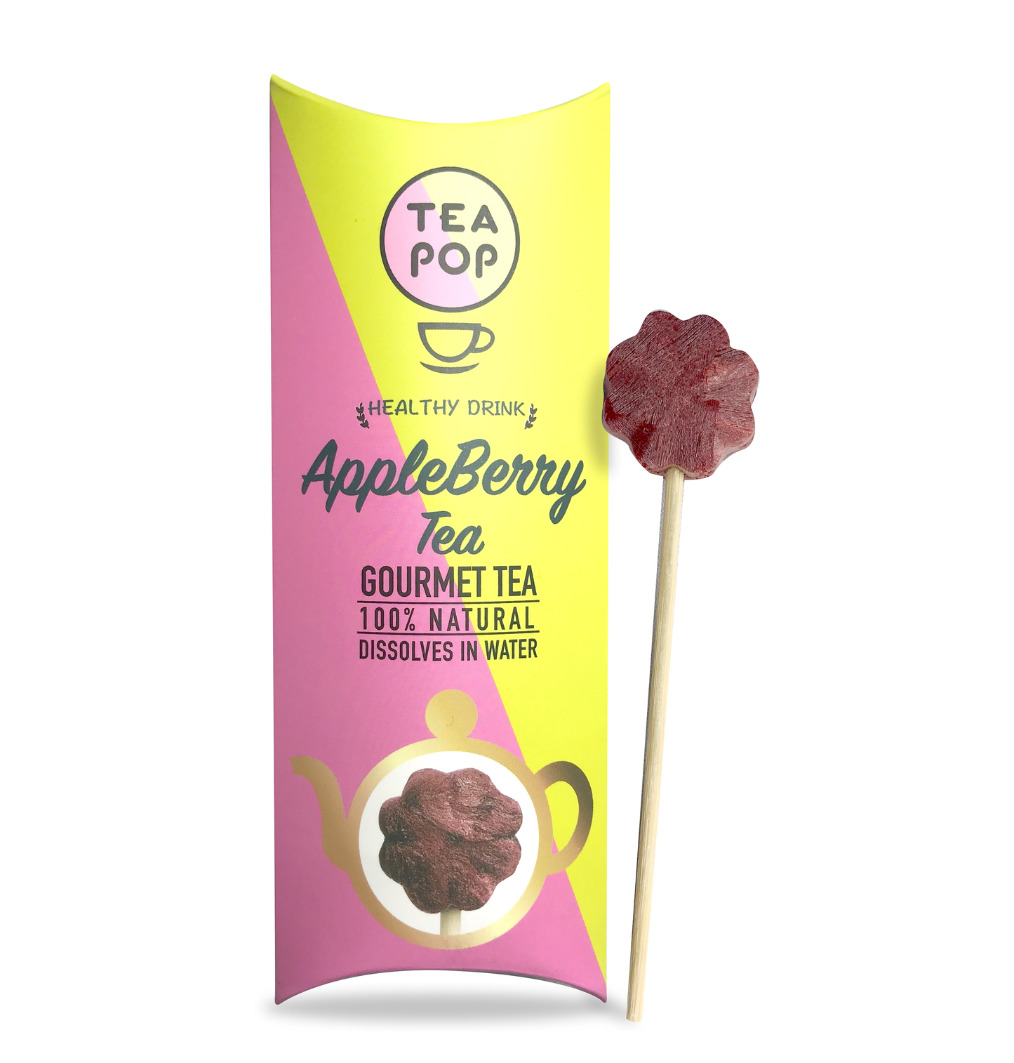 TEA-POP Apple Berry Gourmet TEE am Stiel! (20 Stk)
