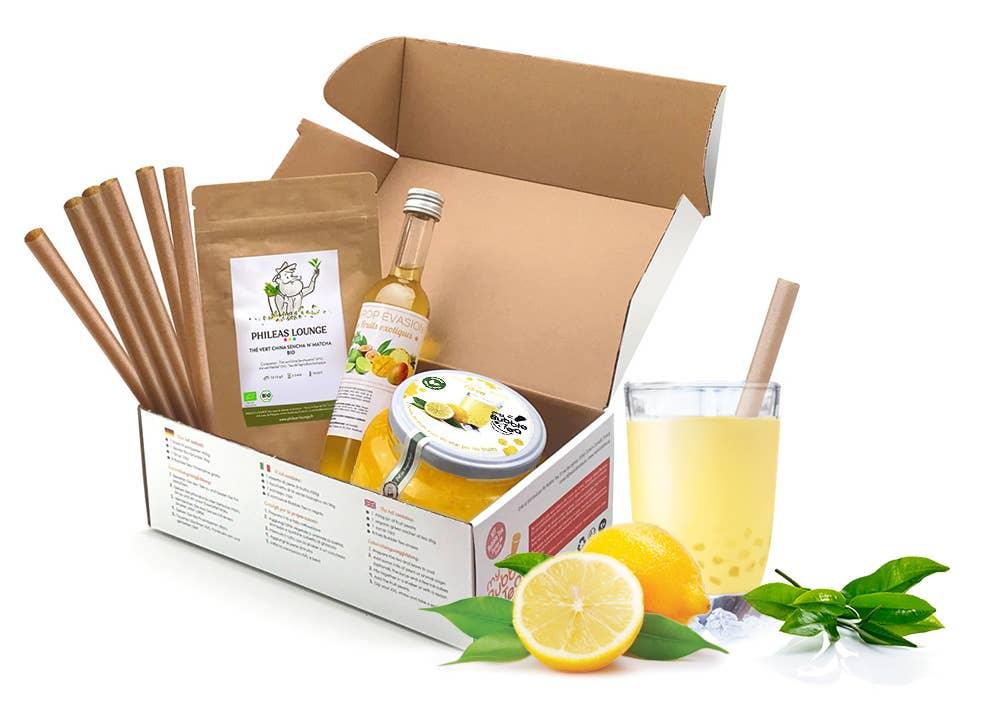 Bubble Tea Set Fruchtperlen - Zitrone | für 8 Portionen - MYTEACOFFEE.COM | TEABALLS & Bubble Tea Online bestellen | Tee ohne Teebeutel | schnelle Lieferung