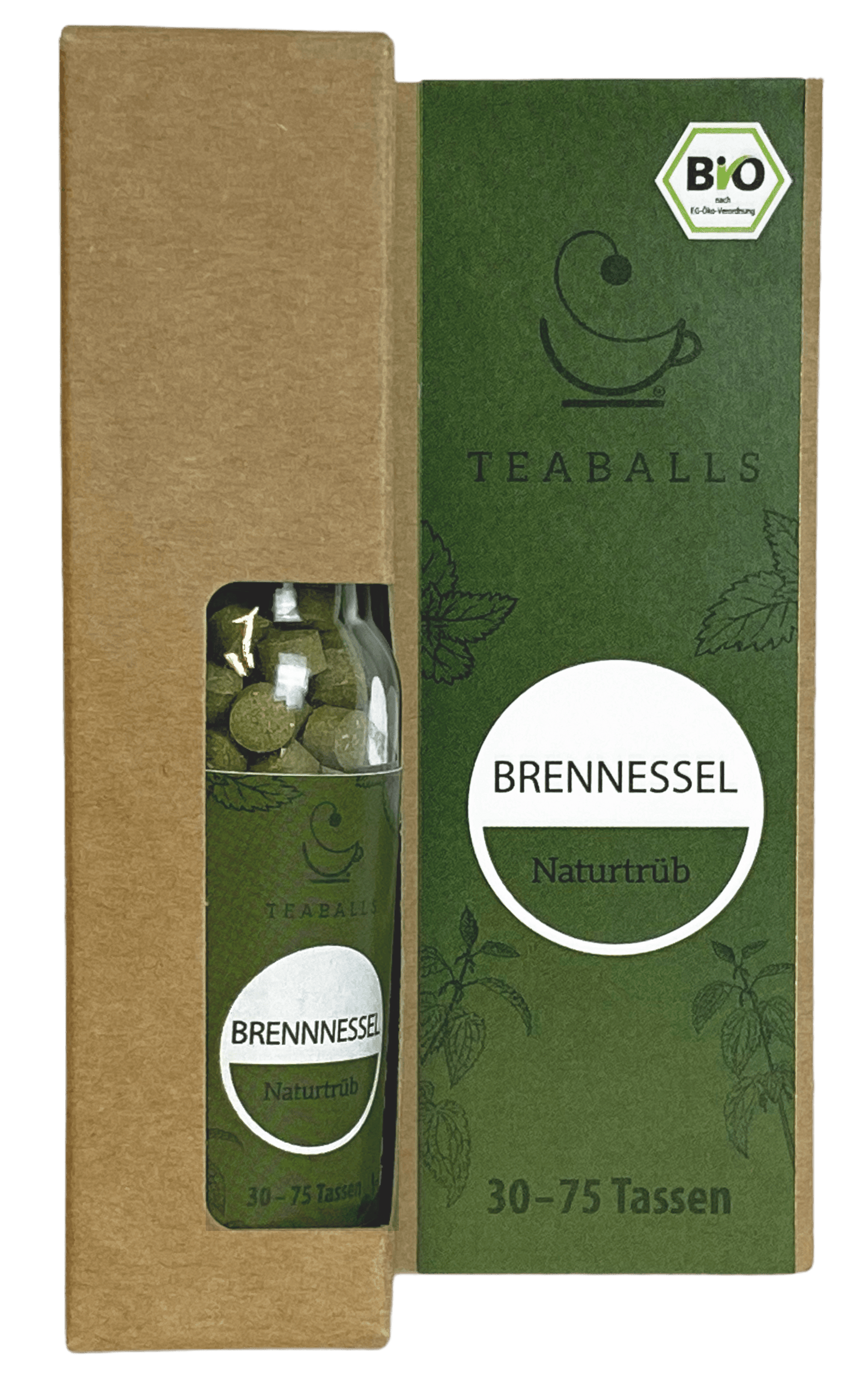TEABALLS – Brennnessel Bio | Naturtrüb | 30-75 Tassen - MYTEACOFFEE.COM | Tee und Kaffee Online bestellen | TEABALLS | BELMIO | DAMATH