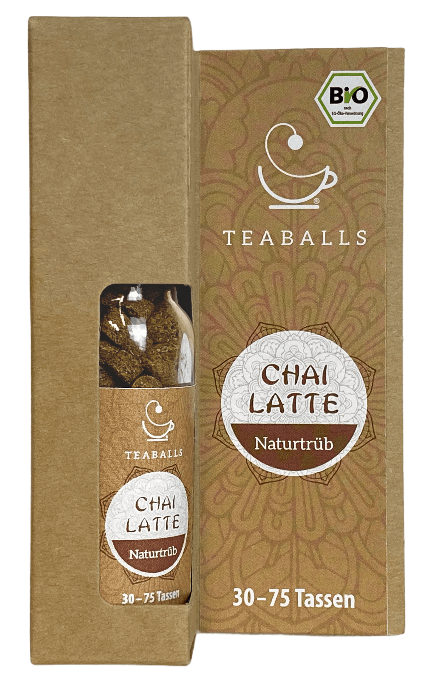 TEABALLS – Chai Latte Bio | Naturtrüb | 30-75 Tassen - MYTEACOFFEE.COM | Tee und Kaffee Online bestellen | TEABALLS | BELMIO | DAMATH