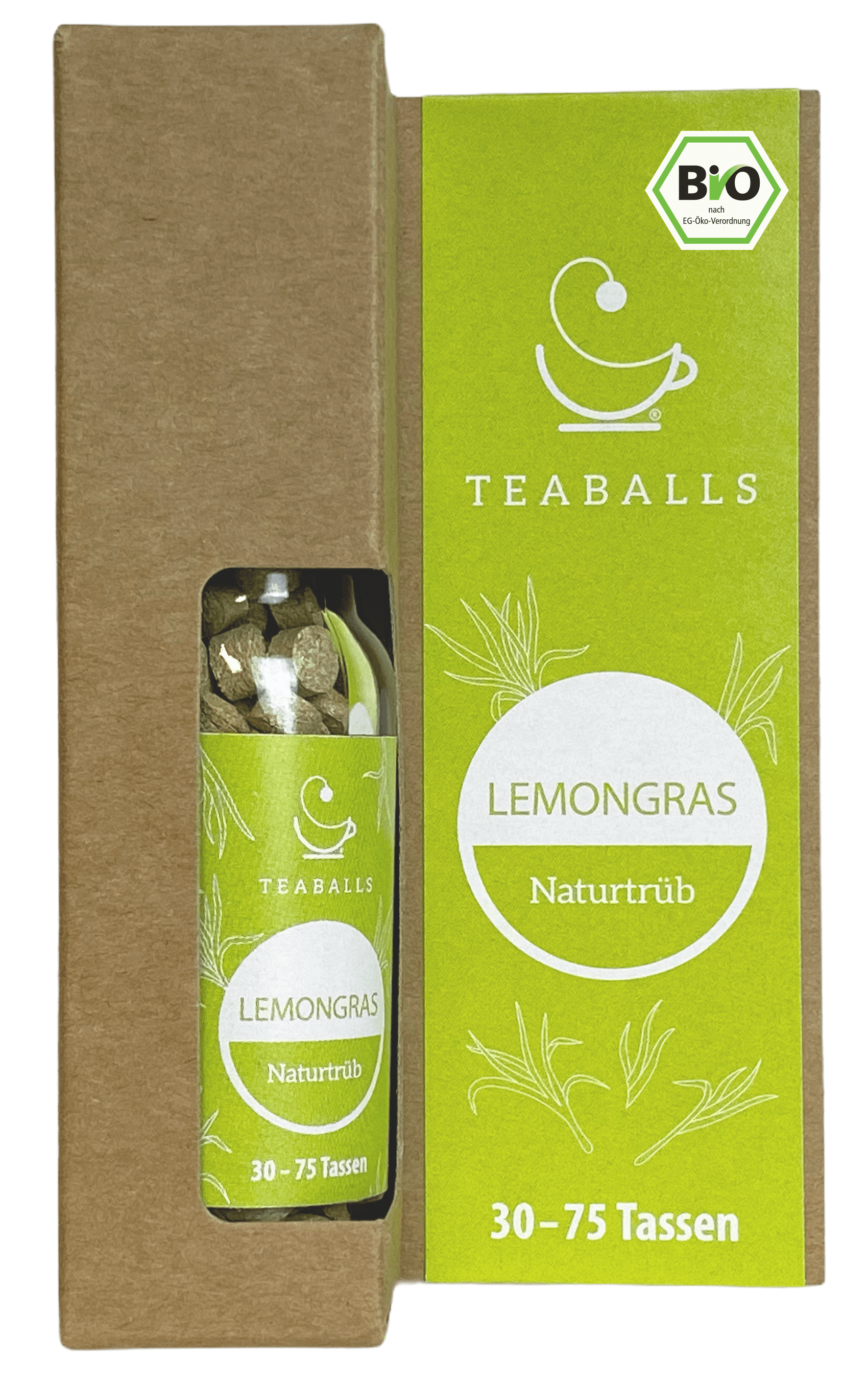 TEABALLS – Lemongras | Naturtrüb | 30-75 Tassen - MYTEACOFFEE.COM | Tee und Kaffee Online bestellen | TEABALLS | BELMIO | DAMATH