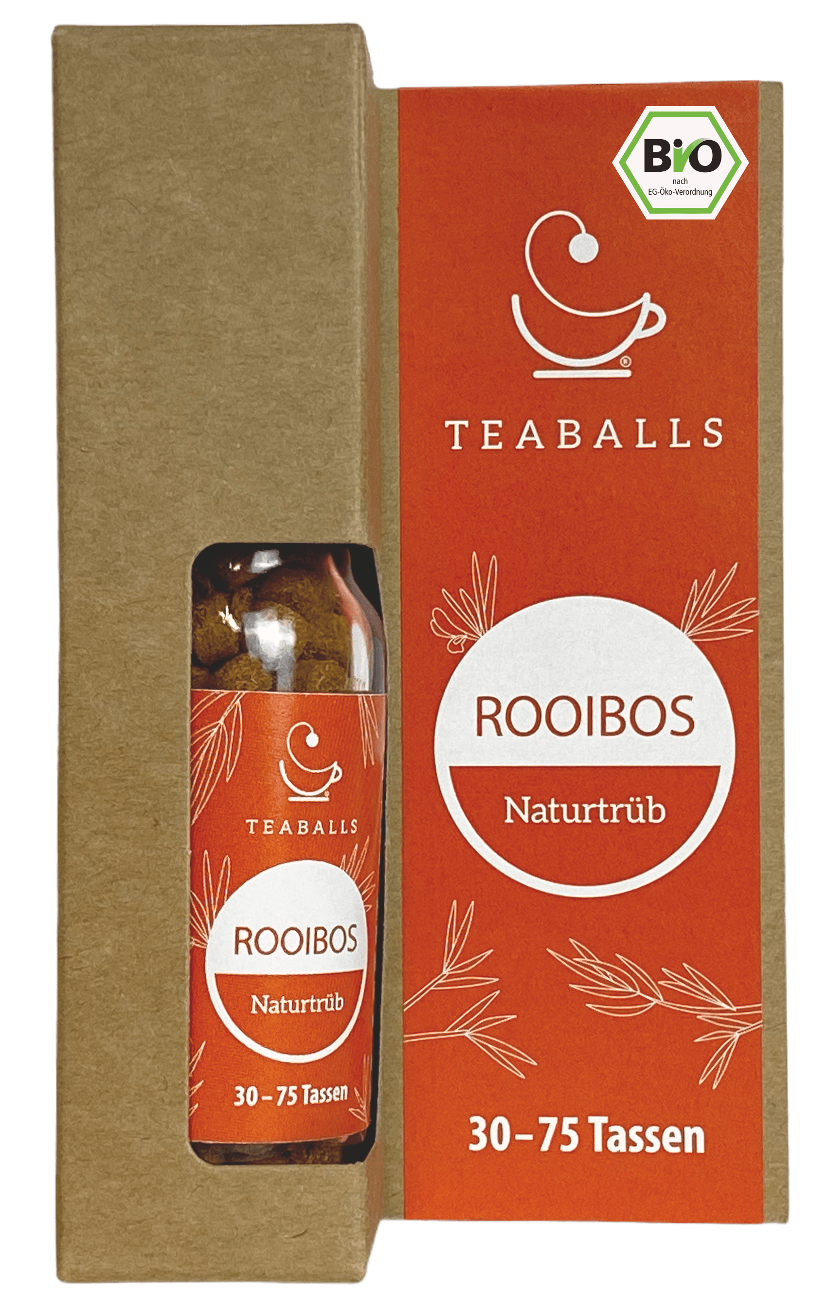 TEABALLS – Rooibos | Naturtrüb | 30-75 Tassen - MYTEACOFFEE.COM | Tee und Kaffee Online bestellen | TEABALLS | BELMIO | DAMATH