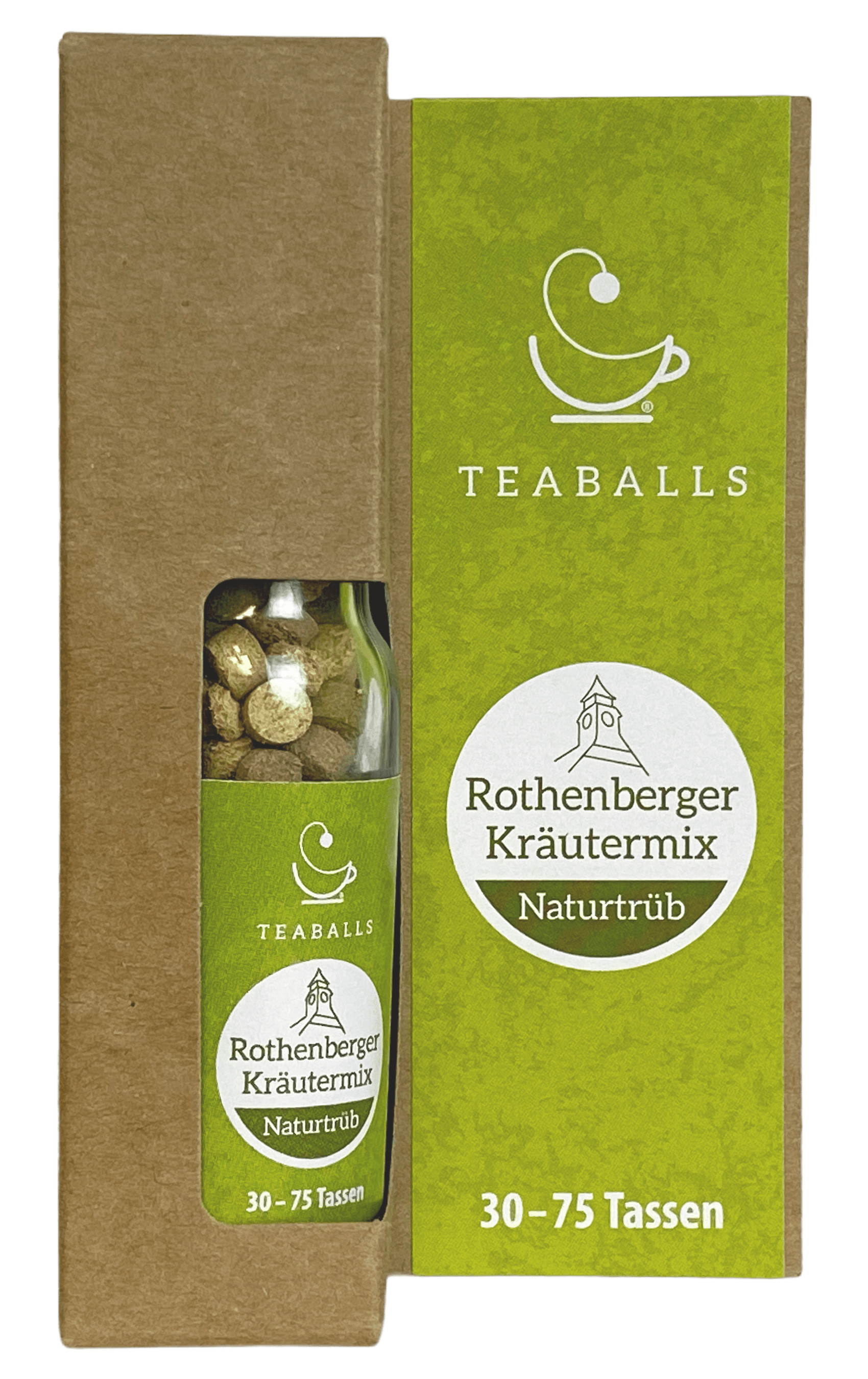 TEABALLS – Rothenberger Kräutermix | Naturtrüb | 30-75 Tassen - MYTEACOFFEE.COM | Tee und Kaffee Online bestellen | TEABALLS | BELMIO | DAMATH