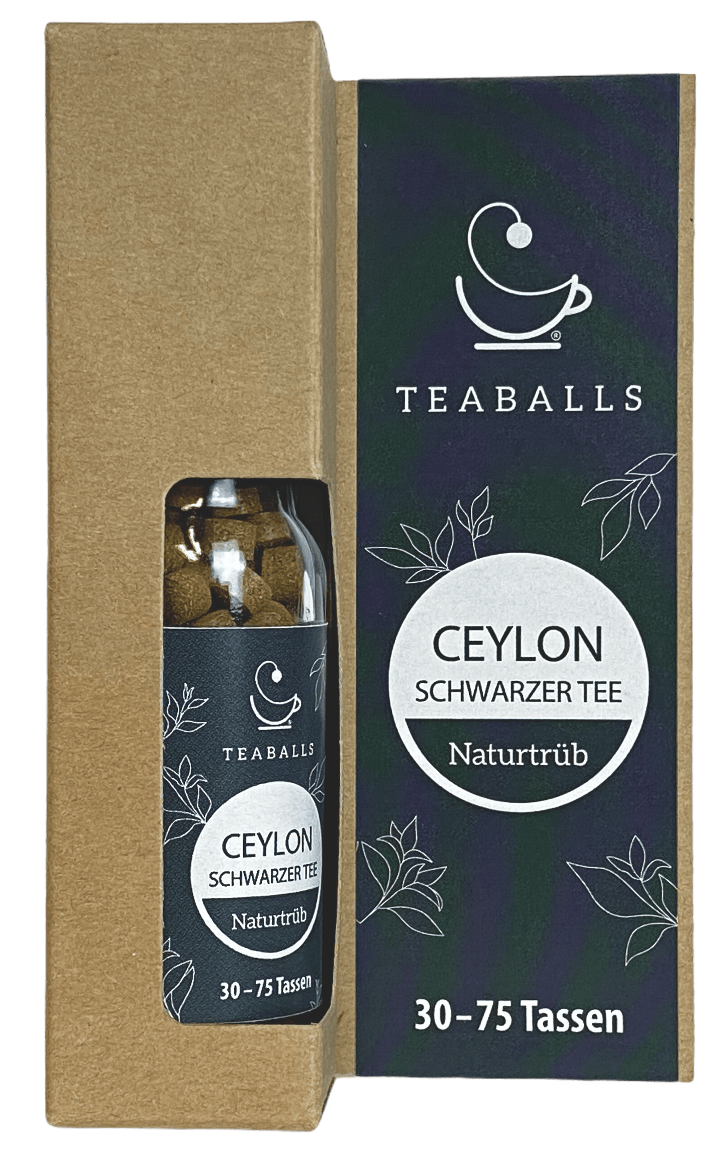 TEABALLS – Ceylon schwarzer Tee | Naturtrüb | 30-75 Tassen - MYTEACOFFEE.COM | Tee und Kaffee Online bestellen | TEABALLS | BELMIO | DAMATH
